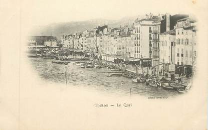 CPA FRANCE 83 " Toulon, Le Quai"