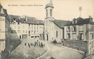 19 Correze CPA FRANCE 19 " Tulle, Place et église St Jean"