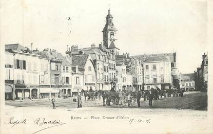 CPA FRANCE 51 " Reims, Place Drouet d'Erlon"