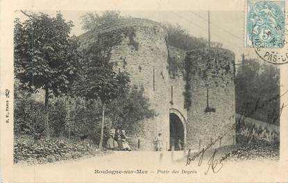 CPA FRANCE 62 " Boulogne sur Mer, Porte des Degrès"