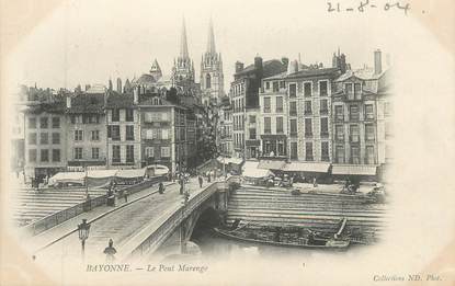 CPA FRANCE 64 " Bayonne, Le Pont Marengo"