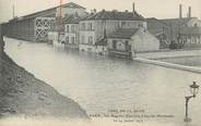 92 Haut De Seine CPA FRANCE 92 " Issy les Moulineaux, Les Magasins Généraux" / CRUE DE LA SEINE LE 29.01.1910
