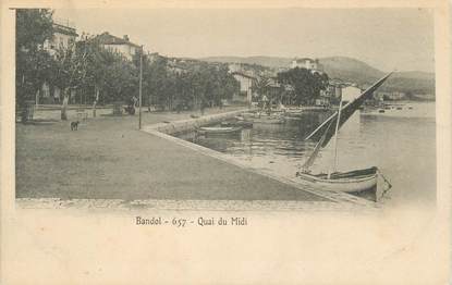 CPA FRANCE 83 " Bandol, Quai du Midi"