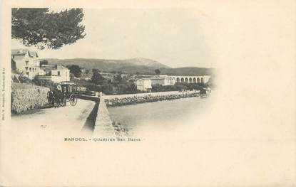 CPA FRANCE 83 " Bandol, Quartier des Bains"