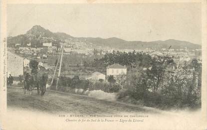 CPA FRANCE 83 " Hyères , Vue générale prise de Costobelle"