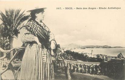 / CPA FRANCE 06 "Nice, baie des Anges" / FOLKLORE