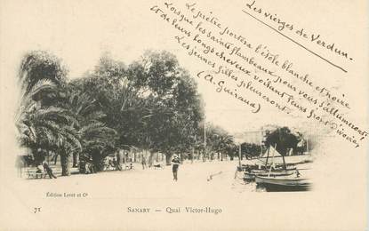 CPA FRANCE 83 " Sanary, Quai Victor Hugo"