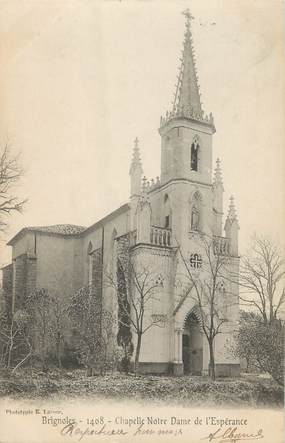 CPA FRANCE 83 " Brignoles, La Chapelle Notre Dame de l'Espérance"