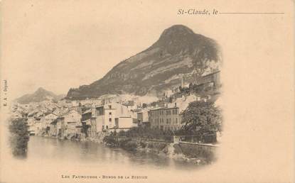 CPA FRANCE 39 " St Claude, Les faubourgs, bords de la Bienne"