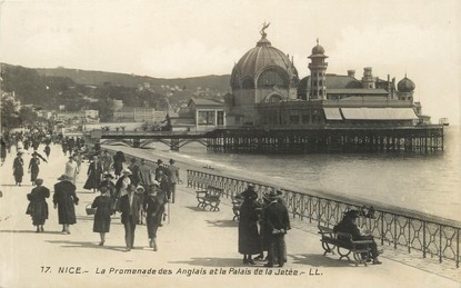 / CPA FRANCE 06 "Nice, la promenade des Anglais et le palais de la jetée"