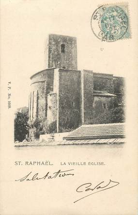 CPA FRANCE 83" St Raphaël, La vieille église"