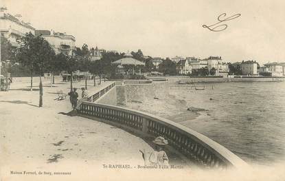 CPA FRANCE 83" St Raphaël, Boulevard Félix Martin"