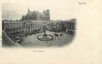 CPA FRANCE 51 " Reims, Place Royale"