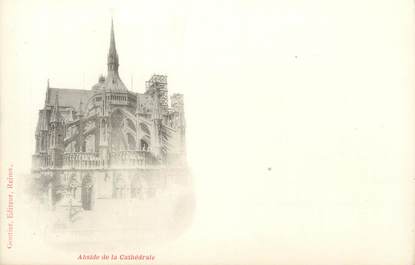 CPA FRANCE 51 " Reims, Abside de la Cathédrale"