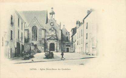 CPA FRANCE 53 " Laval, Eglise Notre Dame des Cordeliers"