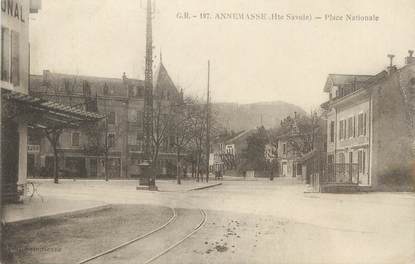 CPA FRANCE 74 "Annemasse, Place Nationale"