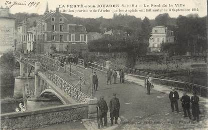 CPA FRANCE 77 " La Ferté sous Jouarre, Le pont de la ville''