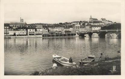 CPSM FRANCE 89 " Joigny, Vue générale et l'Yonne"