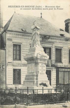 CPA FRANCE 36 " Mezières en Brenne, Monument aux morts"