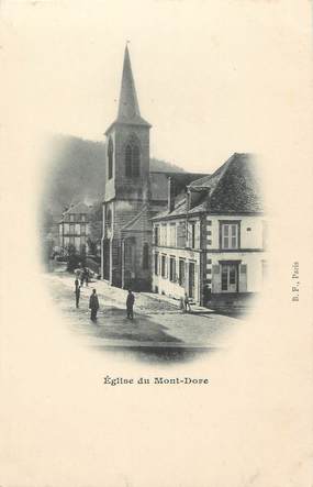 CPA FRANCE 63 " Le Mont Doré, L'église"