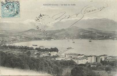 CPA FRANCE 20 " Corse, Ajaccio, Le fond du golfe"