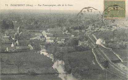 CPA FRANCE 61 " Domfront, Vue panoramique "