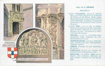 CPA FRANCE 26 " Valence et Romans, Vues"