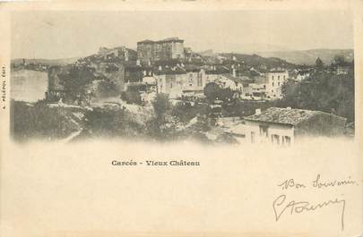 CPA FRANCE 83 " Carcès, Vieux Château"