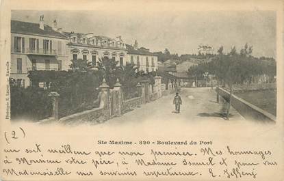 CPA FRANCE 83 " Ste Maxime, Boulevard du Port"