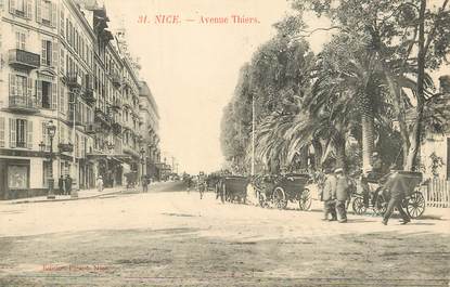 / CPA FRANCE 06 "Nice, av Thiers"