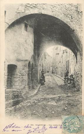 CPA FRANCE 83 "Ollioules, Une vieille rue"