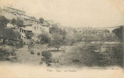 CPA FRANCE 83 "Trans, Les Moulins"