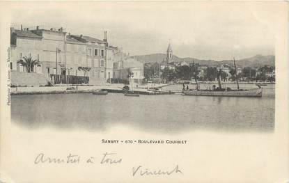 CPA FRANCE 83 "Sanary, Boulevard Courbet"