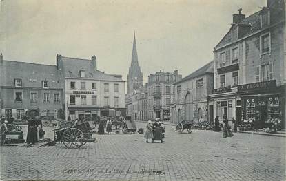 CPA FRANCE 50 " Carentan, La Rue de la République"