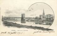 33 Gironde / CPA FRANCE 33 "Langon, pont sur la Garonne"