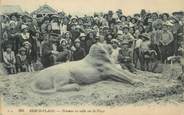 62 Pa De Calai CPA FRANCE 62 " Berck Plage, Travaux en sable sur la plage"