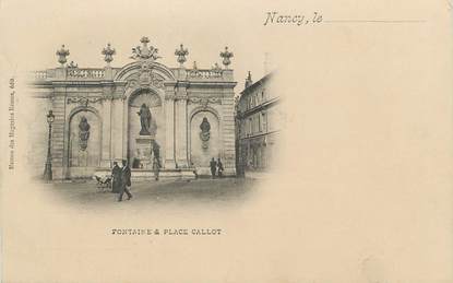 CPA FRANCE 54 " Nancy, La fontaine et la Place Callot"