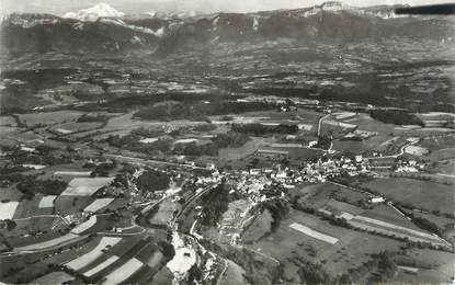 CPSM FRANCE 74 " Cruseilles, Vue générale aérienne"