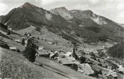 CPSM FRANCE 74 " Châtel, Village et crête de Lings"