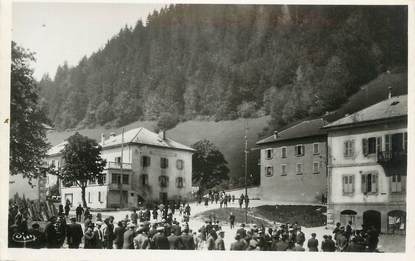 CPSM FRANCE 74 " Bellevaux, La Place"