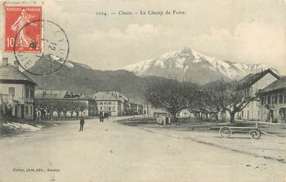 CPA FRANCE 74 "Cluses, Le Champ de Foire"