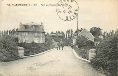 CPA FRANCE 94 " Villecresnes, Pont du chemin de fer"