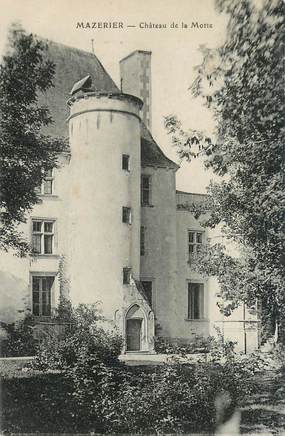 CPA FRANCE 03 "Mazerier, Chateau de la Motte"