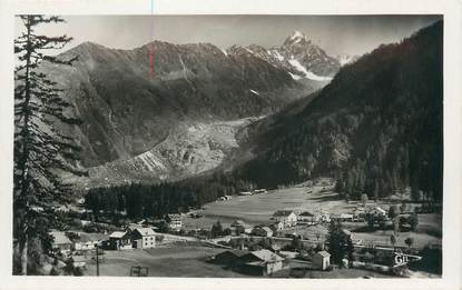 CPSM FRANCE 74 " Village des Chozalets et le Glacier d'Argentière"