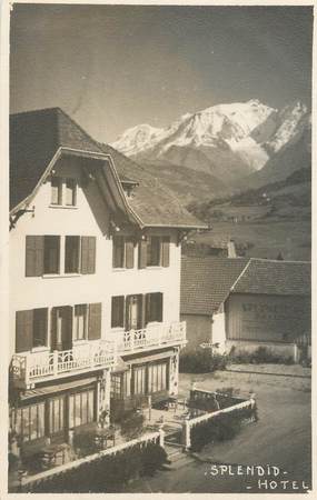 CARTE PHOTO FRANCE 74 " Combloux, Splendid Hôtel"