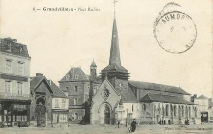 CPA FRANCE 60 " Grandvillers, Place Barbier"