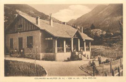 CPA FRANCE 04 " Colmars les Alpes, Villa Ro Ni'