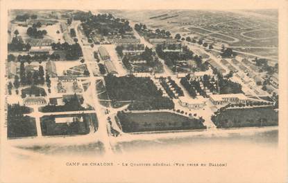 CPA FRANCE 51 "Camp de Châlons, Le quartier général"