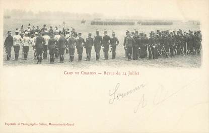 CPA FRANCE 51 "Camp de Châlons, Revue du 14 juillet "