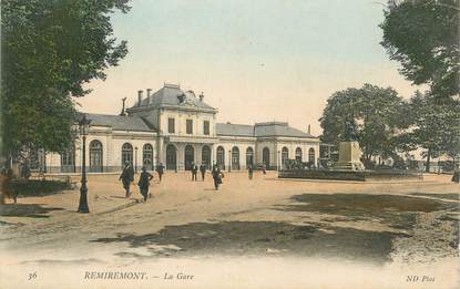 CPA FRANCE 88 " Remiremont, La gare"